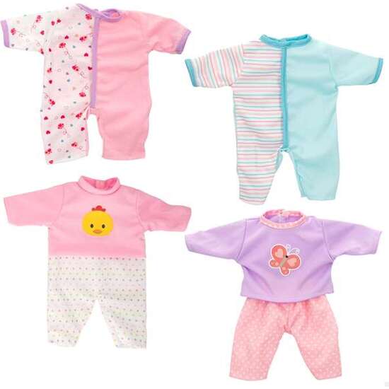 ROPA MUÑECO SET CON 4 TRAJES. 42 CM image 0