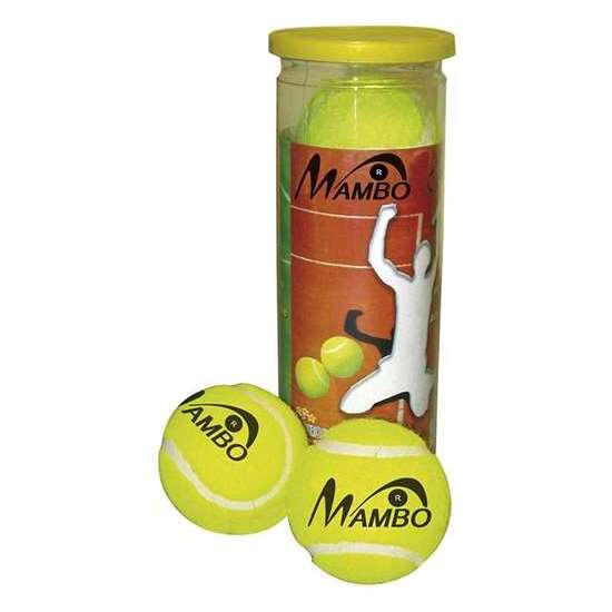 PELOTA TENIS EN TUBO CON 3 PELOTAS. image 1