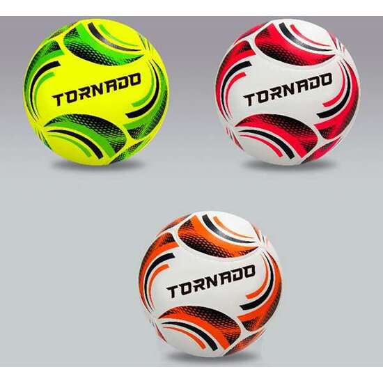 BALÓN FÚTBOL PLAYA TORNADO 230MM, TACTO SUAVE, 3 COLORES SDOS. - MODELOS SURTIDOS image 0
