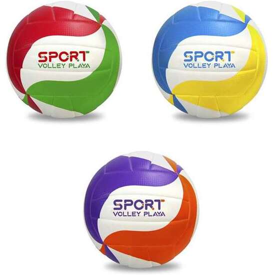 BALÓN VOLLEY PLAYA SPORT, 230MM, TACTO SUAVE - MODELOS SURTIDOS image 0