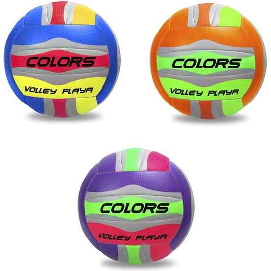 BALÓN VOLLEY PLAYA COLORS, 230MM, TACTO SUAVE - MODELOS SURTIDOS image 0