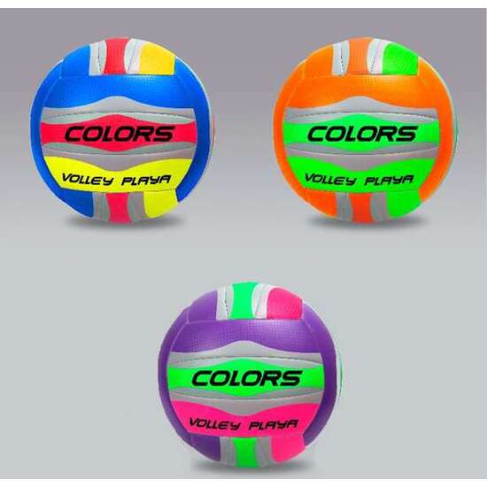 BALÓN VOLLEY PLAYA COLORS, 230MM, TACTO SUAVE - MODELOS SURTIDOS image 1