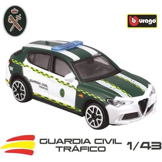 COCHE GUARDIA CIVIL ALFA ROMEO STELVIO ESCALA 1:43 BURAGO image 0