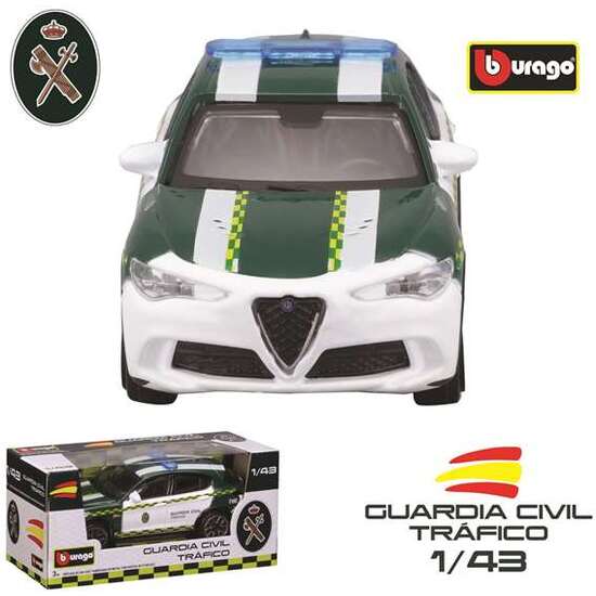 COCHE GUARDIA CIVIL ALFA ROMEO STELVIO ESCALA 1:43 BURAGO image 4