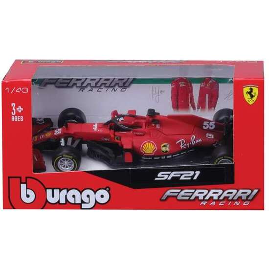 COCHE FERRARI F1 CARLOS SAINZ ESCALA 1:43 BURAGO image 1