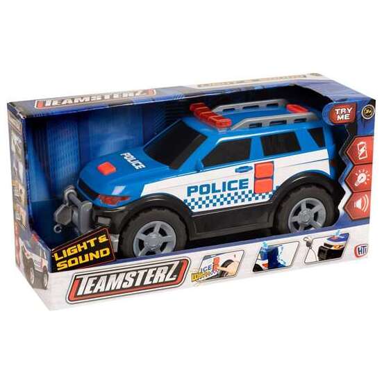 COCHE 4X4 POLICIA TEAMSTERZ 42 CM CON LUZ Y SONIDOS image 3