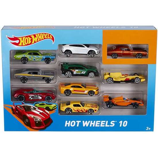 COCHE HOT WHEELS PACK 10 UDS - MODELOS SURTIDOS image 0