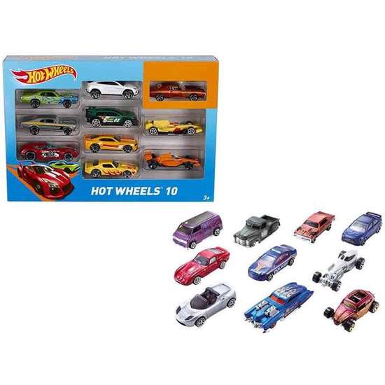 COCHE HOT WHEELS PACK 10 UDS - MODELOS SURTIDOS image 1