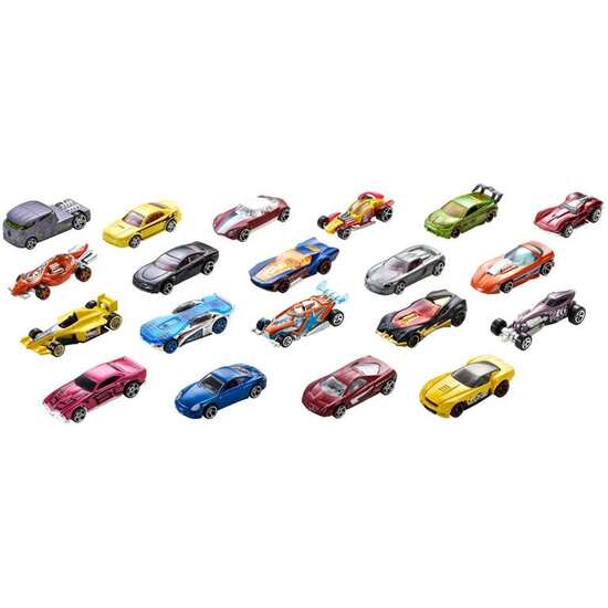 COCHE HOT WHEELS PACK 20 VEHICULOS ESCALA 1:64 - MODELOS SURTIDOS image 0