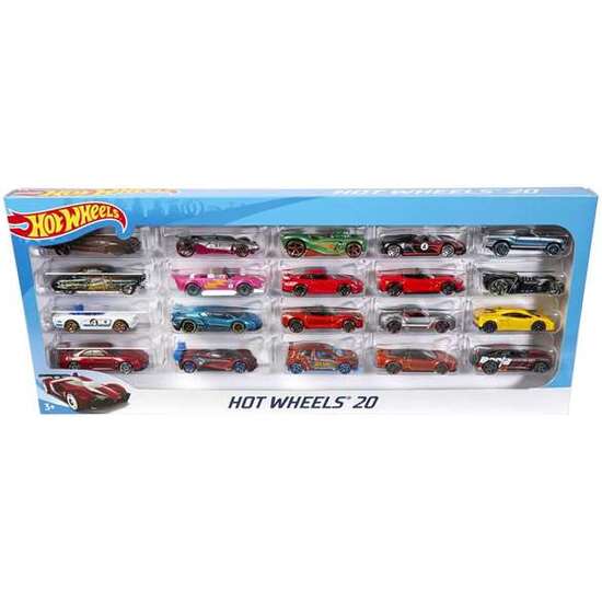 COCHE HOT WHEELS PACK 20 VEHICULOS ESCALA 1:64 - MODELOS SURTIDOS image 2