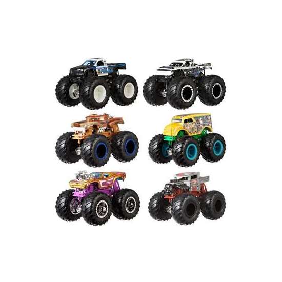 COCHE HOT WHEELS MONSTER TRUCKS. PACK DE DOS COCHES DE DEMOLICIÓN.ESCALA 1:64 - MODELOS SURTIDOS image 1