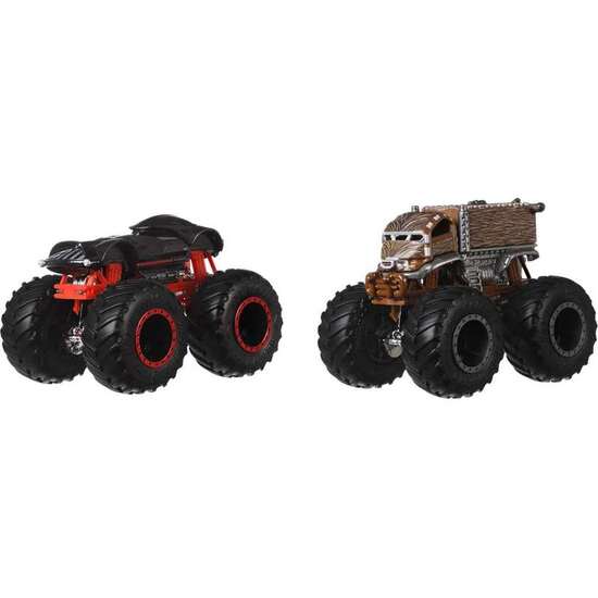 COCHE HOT WHEELS MONSTER TRUCKS. PACK DE DOS COCHES DE DEMOLICIÓN.ESCALA 1:64 - MODELOS SURTIDOS image 4