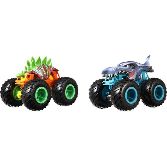 COCHE HOT WHEELS MONSTER TRUCKS. PACK DE DOS COCHES DE DEMOLICIÓN.ESCALA 1:64 - MODELOS SURTIDOS image 5