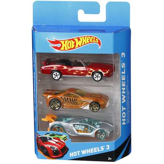 COCHE HOT WHEELS PACK DE 3 COCHES - MODELOS SURTIDOS image 2