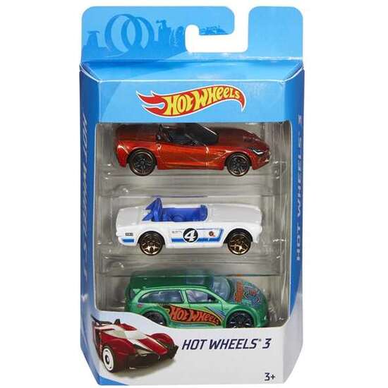 COCHE HOT WHEELS PACK DE 3 COCHES - MODELOS SURTIDOS image 4