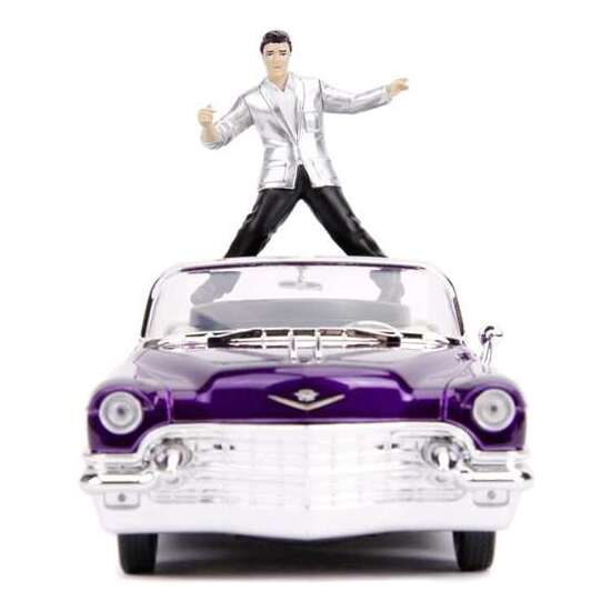 COCHE DE METAL CADILLAC EL DORADO 1956 INCLUYE FIGURA ELVIS PRESLEY ESCALA 1:24 image 4