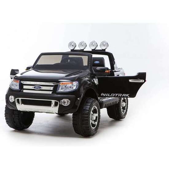 RUNRUNTOYS COCHE FORD RANGER BATERIA 12V NEGRO RADIO CONTROL 134 X 81 X 77CM image 0