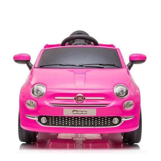 RUNRUNTOYS COCHE FIAT 500 ROSA BATERIA 12V 113X67.5X53CM image 1