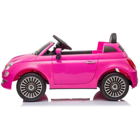 RUNRUNTOYS COCHE FIAT 500 ROSA BATERIA 12V 113X67.5X53CM image 2