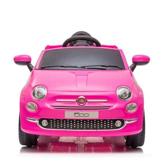 RUNRUNTOYS COCHE FIAT 500 ROSA BATERIA 12V 113X67.5X53CM image 5