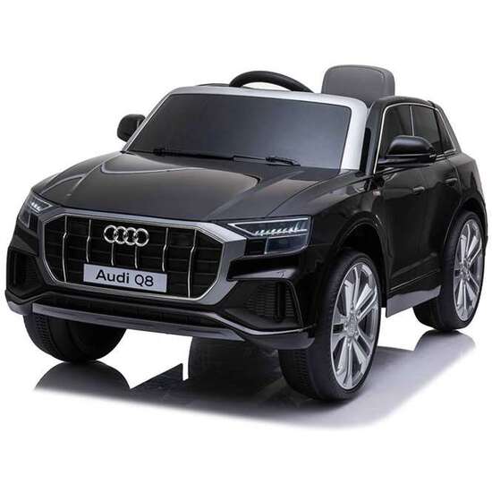 COCHE AUDI Q8 BATERIA 12V. NEGRO 108X66X55CM RUNRUNTOYS image 0