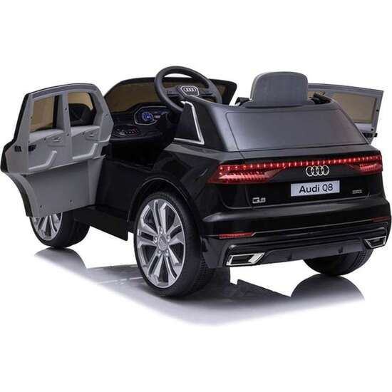 COCHE AUDI Q8 BATERIA 12V. NEGRO 108X66X55CM RUNRUNTOYS image 2