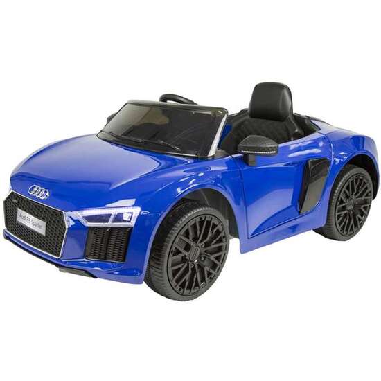 RUNRUNTOYS COCHE AUDI R8 BATERIA 12V AZUL LUCES Y SONIDOS 123X71X49CM image 0