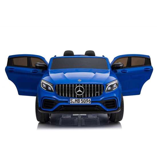 COCHE MERCEDES GLC 63 S BATERIA 12V DOS PLAZAS AZUL 137.5X85.8X63.8CM RUNRUNTOYS image 1