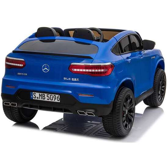 COCHE MERCEDES GLC 63 S BATERIA 12V DOS PLAZAS AZUL 137.5X85.8X63.8CM RUNRUNTOYS image 2