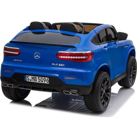 COCHE MERCEDES GLC 63 S BATERIA 12V DOS PLAZAS AZUL 137.5X85.8X63.8CM RUNRUNTOYS image 4