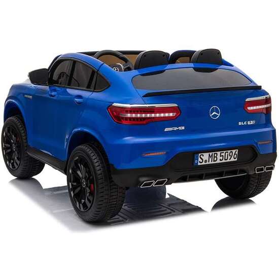 COCHE MERCEDES GLC 63 S BATERIA 12V DOS PLAZAS AZUL 137.5X85.8X63.8CM RUNRUNTOYS image 5