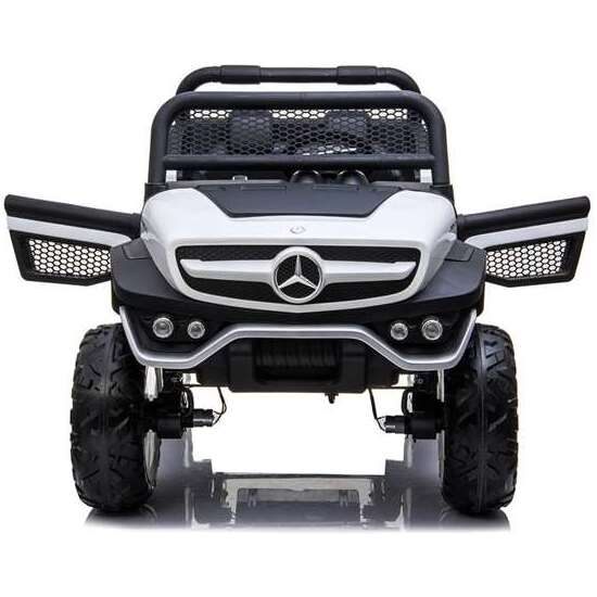 COCHE MERCEDES UNIMOG WHITE BATERIA 12V 128 X 86 X 84CM RUNRUNTOYS image 5