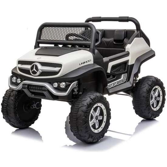 COCHE MERCEDES UNIMOG BATERIA 12V MINI 108 X 68 X 88CM RUNRUNTOYS image 0