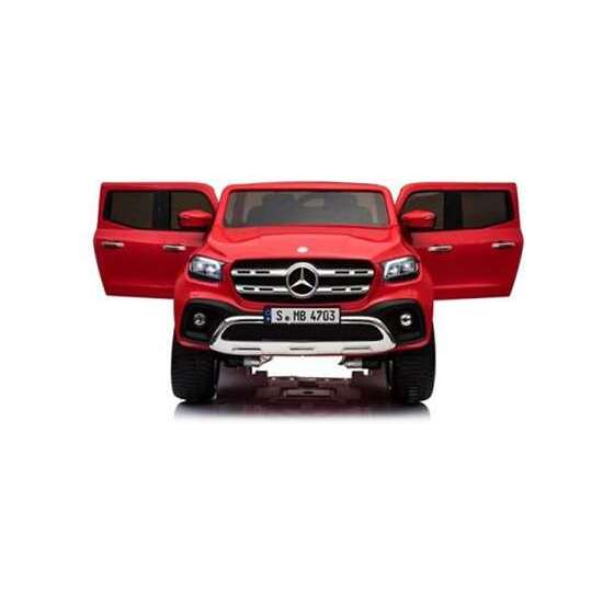 COCHE PICK UP MERCEDES ROJO BATERIA 12V ROJO 141X78X66CM RUNRUNTOYS image 1