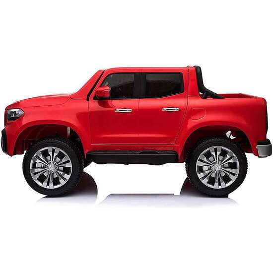 COCHE PICK UP MERCEDES ROJO BATERIA 12V ROJO 141X78X66CM RUNRUNTOYS image 2