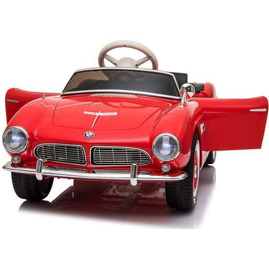 COCHE BMW 507 DEPORTIVO CLASICO ROJO BATERIA 12V 115 X 55 X 50CM RUNRUNTOYS image 0