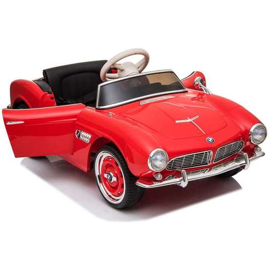 COCHE BMW 507 DEPORTIVO CLASICO ROJO BATERIA 12V 115 X 55 X 50CM RUNRUNTOYS image 1