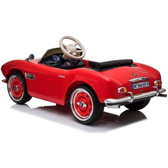 COCHE BMW 507 DEPORTIVO CLASICO ROJO BATERIA 12V 115 X 55 X 50CM RUNRUNTOYS image 2