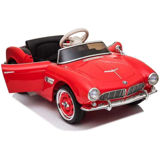 COCHE BMW 507 DEPORTIVO CLASICO ROJO BATERIA 12V 115 X 55 X 50CM RUNRUNTOYS image 5