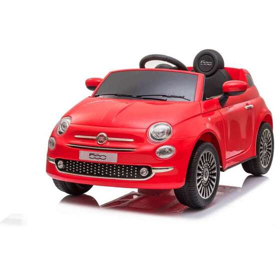 RUNRUNTOYS COCHE FIAT 500 ROJO BATERIA 12V 113X67.5X53CM image 2