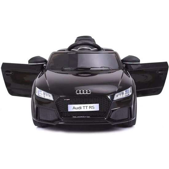 RUNRUNTOYS COCHE AUDI TT BATERIA 12V NEGRO RADIO CONTROL 103X62X43.5CM image 2