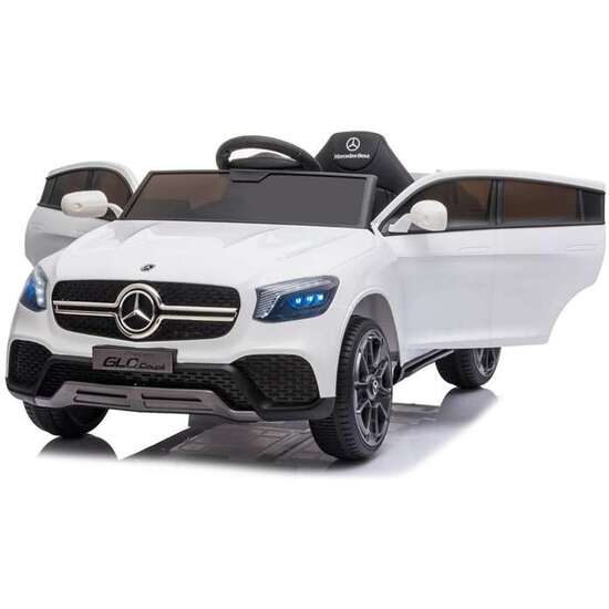 COCHE MERCEDES BENZ GLC BLANCO BATERIA 12V 105 X 68 X 50CM RUNRUNTOYS image 0