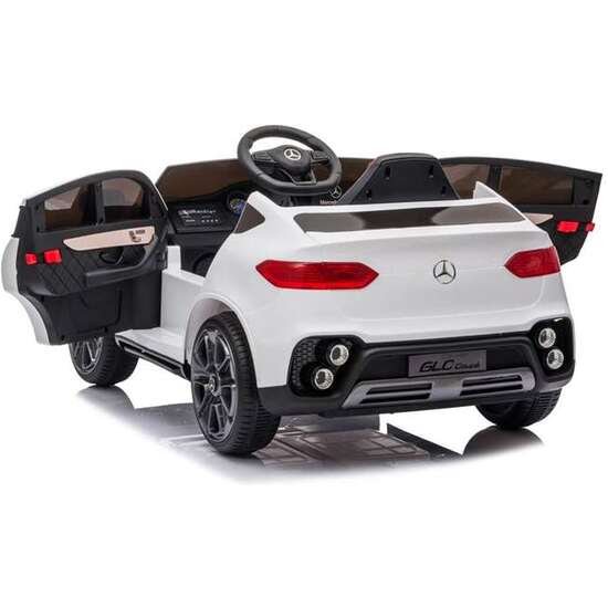 COCHE MERCEDES BENZ GLC BLANCO BATERIA 12V 105 X 68 X 50CM RUNRUNTOYS image 1