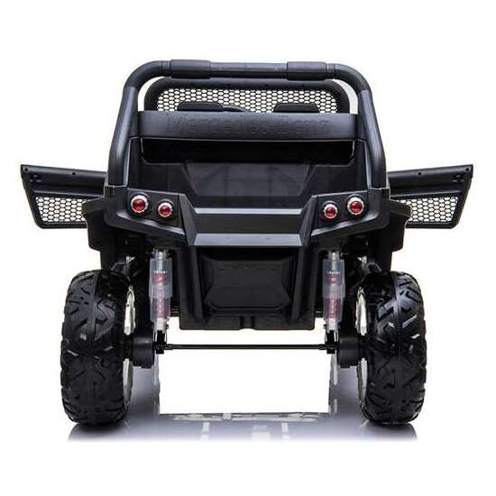 COCHE MERCEDES UNIMOG BLACK BATERIA 12V 128X86X84CM RUNRUNTOYS image 3