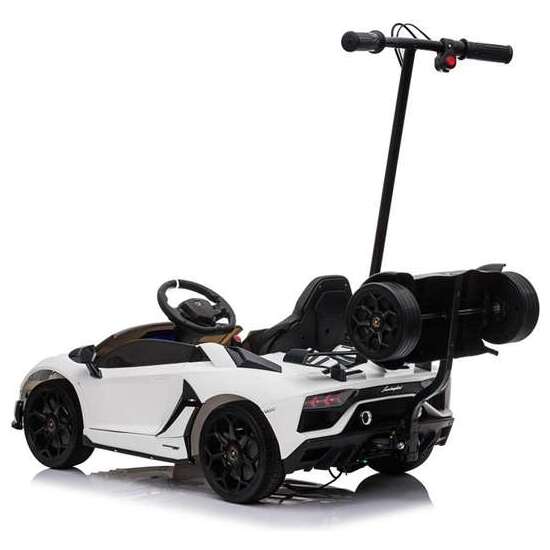 COCHE LAMBORGHINI AVENT SVJ+PATIN BLANCO 12V 151 X 63 X 102.5CM RUNRUNTOYS image 3