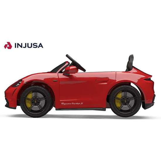 COCHE BATERIA PORSCHE TAYCAN TURBO S 12V CON LUCES DELANTERAS Y TRASERAS 102X62X53 CM image 3