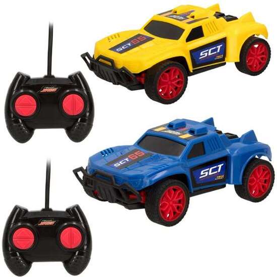 COCHES RADIO CONTROL RALLY CARS EN PACK DE 2 ESCALA 1:24 15 CM image 0