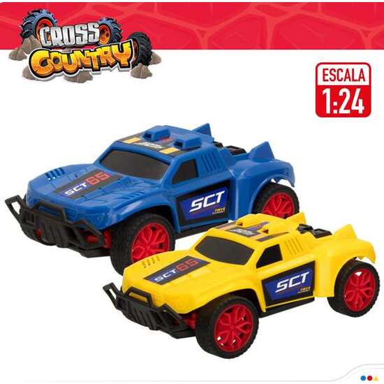 COCHES RADIO CONTROL RALLY CARS EN PACK DE 2 ESCALA 1:24 15 CM image 2