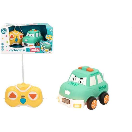 COCHE INFANTIL RADIO CONTROL CON LUZ. CARCASA EXTRAIBLE.12 CM image 0