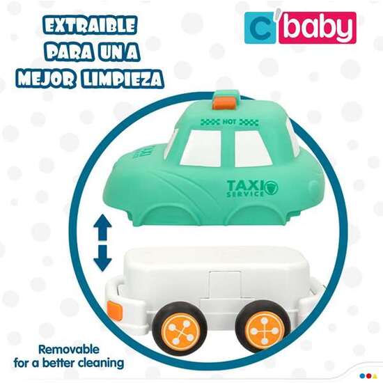 COCHE INFANTIL RADIO CONTROL CON LUZ. CARCASA EXTRAIBLE.12 CM image 3